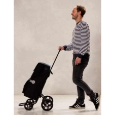 Chariot de courses Quattro Shopper malit noir 4 Roues ANDERSEN