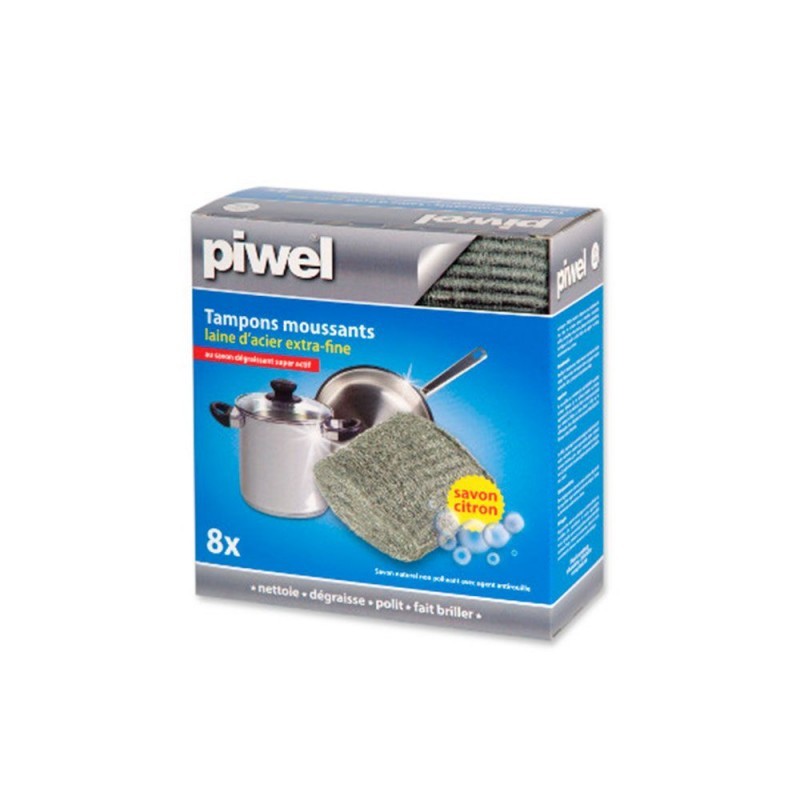 30 Pièces Tampons Jex En Laine D'Acier Pré-Savonnés, Efficaces Et