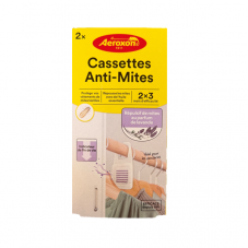 Cassette X 2 anti-mites...