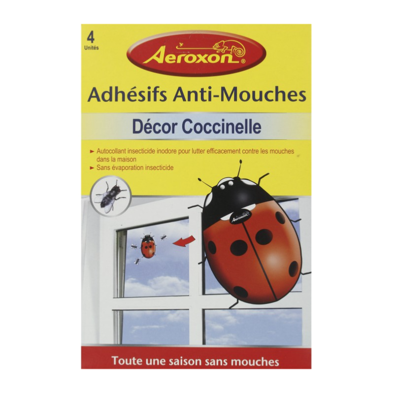 Adhésif mouches fury insecticide vitre contre les mouches