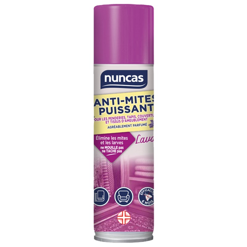 Anti-mites puissant spray Lavande NUNCAS