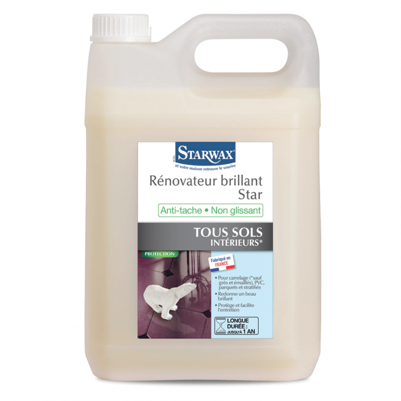 Rénovateur brillant Star ionisée 5l STARWAX