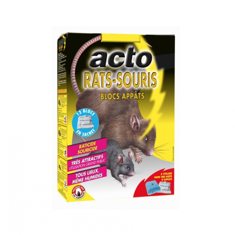 Blocs rats, souris Acto